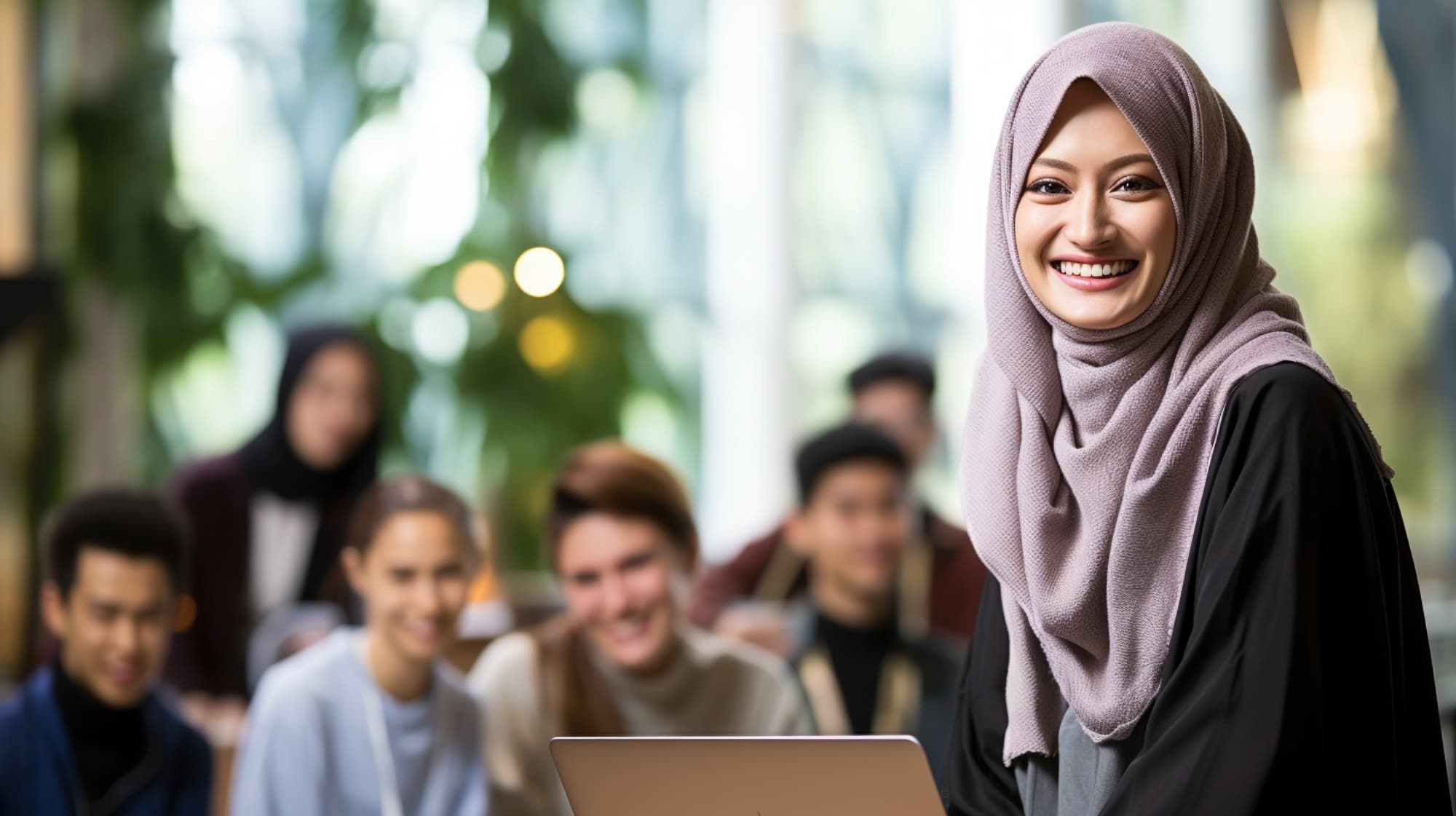 University students deciding specialization